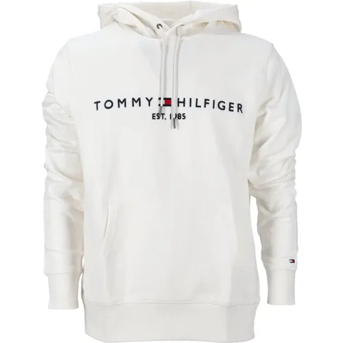 Logo Hoodie Sweater , male, Sizes: S, M, L, XL - Tommy Hilfiger - Modalova