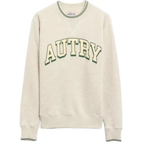 Jersey-Sweatshirt mit Streifenbesatz - Autry - Modalova