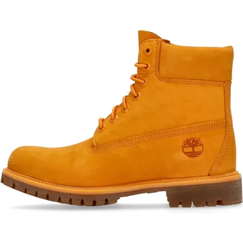 Premium Dark Cheddar Boot , male, Sizes: 7 UK, 6 UK - Timberland - Modalova