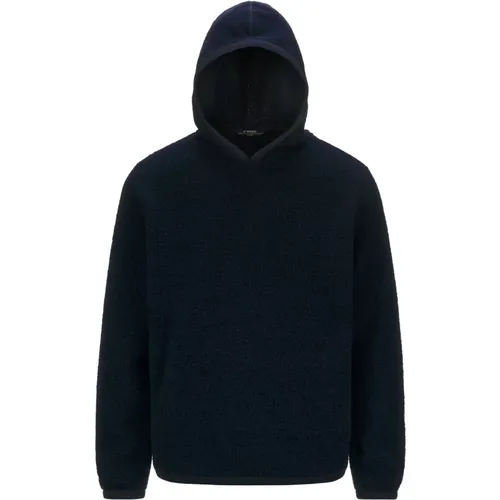 Wollmischpullover mit Kapuze , Herren, Größe: M - K-way - Modalova