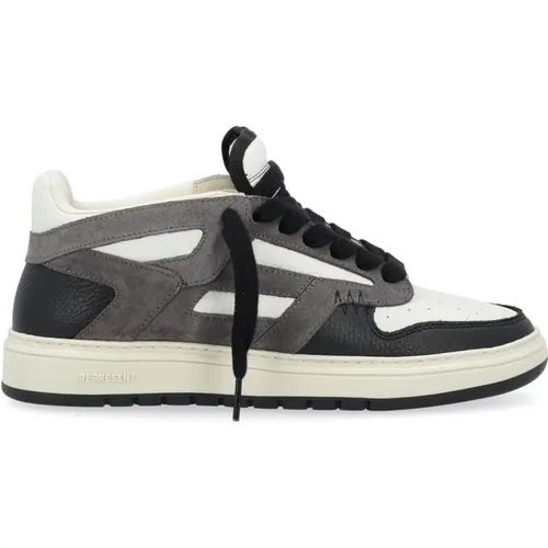 White and Grey Reptor Sneaker , male, Sizes: 8 UK, 6 UK - Represent - Modalova