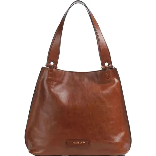 Klassische Leder Hobo Tasche - The Bridge - Modalova