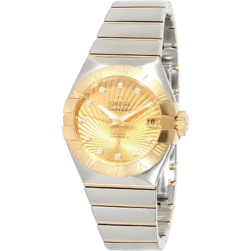 Pre-owned Stainless Steel watches , female, Sizes: ONE SIZE - Omega Vintage - Modalova