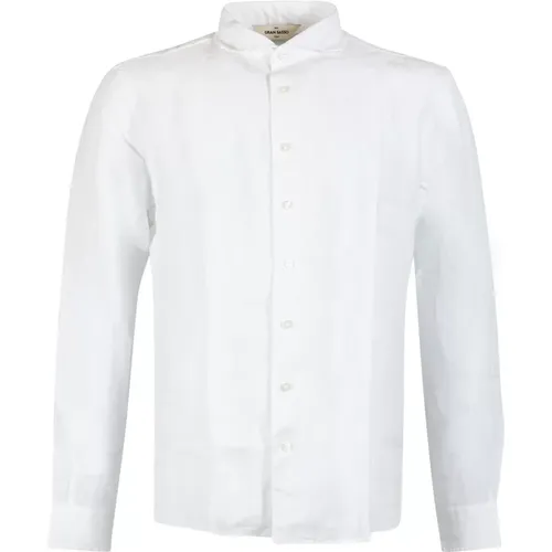 Weißes Herrenhemd Regular Fit , Herren, Größe: 3XL - Gran Sasso - Modalova