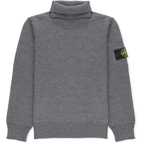 Junior Wollpullover Hoher Kragen - Stone Island - Modalova