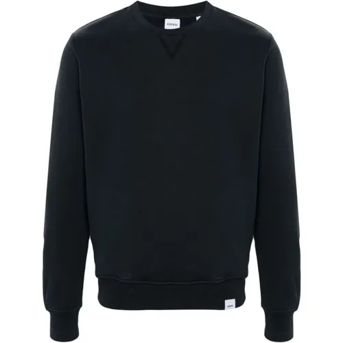 Navy Pullover , Herren, Größe: M - Aspesi - Modalova