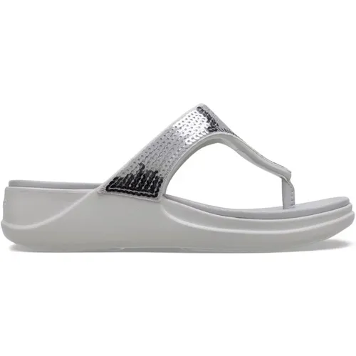 Sequin Wedge Flip Sandal Crocs - Crocs - Modalova