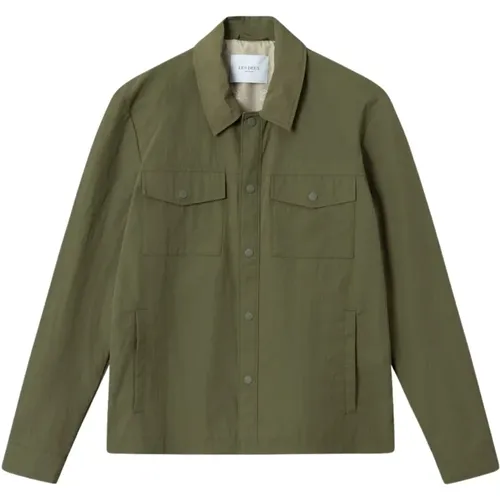 Crinkle Hybrid Jacket , male, Sizes: M - Les Deux - Modalova