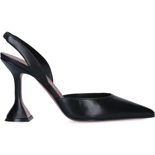 Schwarze Slingback Pumps - Amina Muaddi - Modalova