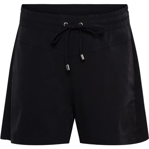 Schwarze Reise-Shorts mit Stilvollen Details , Damen, Größe: XS - &Co Woman - Modalova