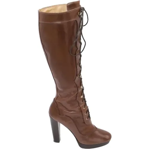 Pre-owned Leather boots , female, Sizes: 3 UK - Michael Kors Pre-owned - Modalova