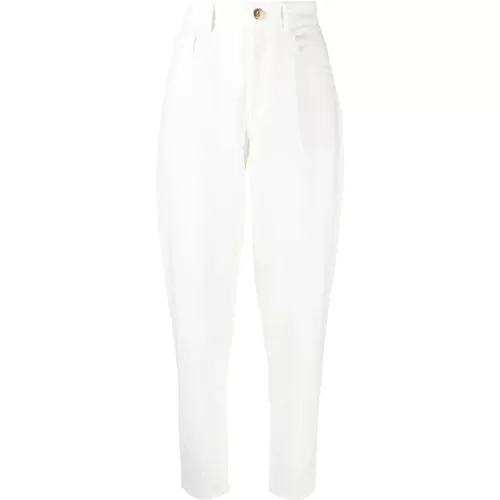Cotton Slim-fit Pants , female, Sizes: S, 2XS - BRUNELLO CUCINELLI - Modalova