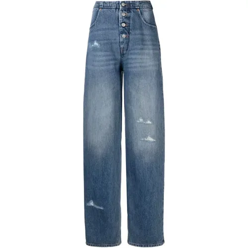Gerades Jeans , Damen, Größe: W29 - MM6 Maison Margiela - Modalova