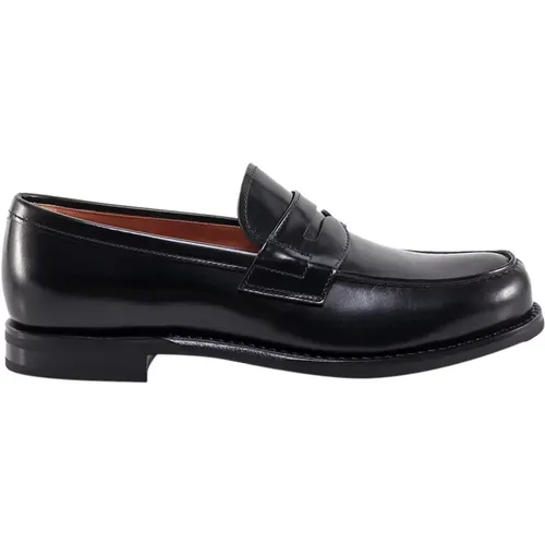 Italian Leather Loafer Shoes Aw22 , male, Sizes: 8 UK, 7 UK, 6 1/2 UK - Church's - Modalova