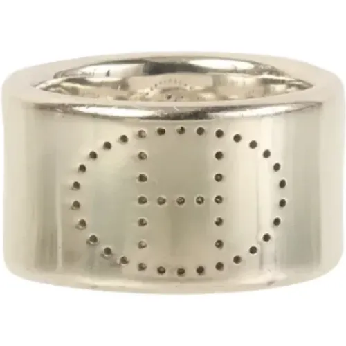 Pre-owned Silver rings , female, Sizes: ONE SIZE - Hermès Vintage - Modalova