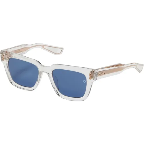 Crystal Clear Squared Sunglasses , male, Sizes: ONE SIZE - Akoni - Modalova