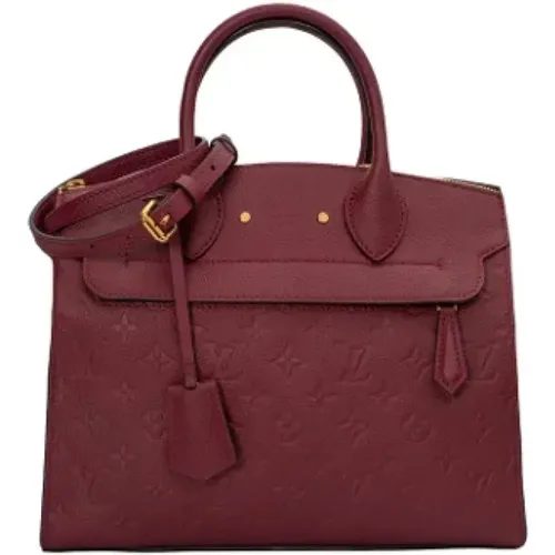 Pre-owned Leather handbags , female, Sizes: ONE SIZE - Louis Vuitton Vintage - Modalova