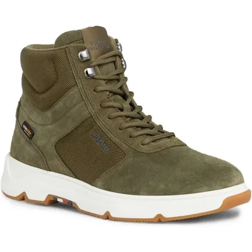 Leder und Cordura Hybrid-Stiefelette , Herren, Größe: 41 EU - Tommy Hilfiger - Modalova