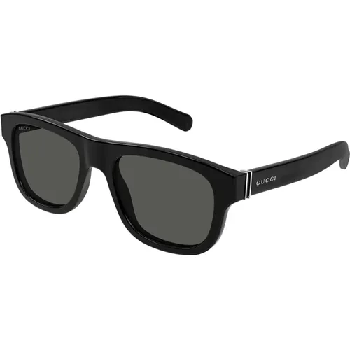 Sonnenbrille mit flacher Oberseite und Web-Detail , unisex, Größe: 54 MM - Gucci - Modalova