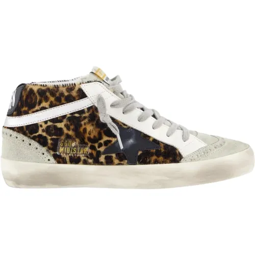 Stilvolle Mid Star Horsy Sneakers , Damen, Größe: 40 EU - Golden Goose - Modalova