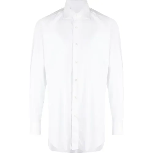 Cotton Shirt, Regular Fit, Made in Italy , male, Sizes: XL, 2XL, 3XL, L, 4XL, M - Brioni - Modalova