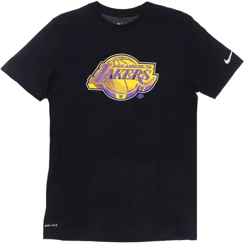 NBA Essential Chrome Logo Tee , Herren, Größe: L - Nike - Modalova