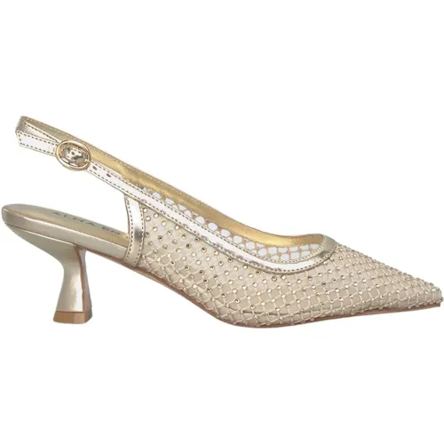 Glitzernde Mesh Pumps , Damen, Größe: 41 EU - Alma en Pena - Modalova