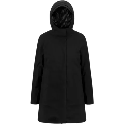 Schwarze reine Jacke , Damen, Größe: XS - K-way - Modalova