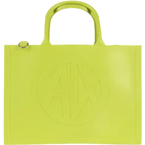 Grüne Synthetische Handtasche für Frauen - Armani Exchange - Modalova