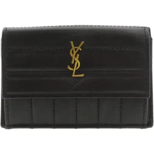 Pre-owned Leather wallets , female, Sizes: ONE SIZE - Yves Saint Laurent Vintage - Modalova