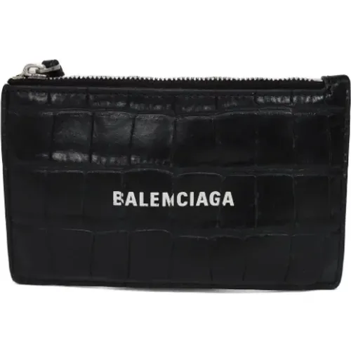 Pre-owned Leather wallets , female, Sizes: ONE SIZE - Balenciaga Vintage - Modalova