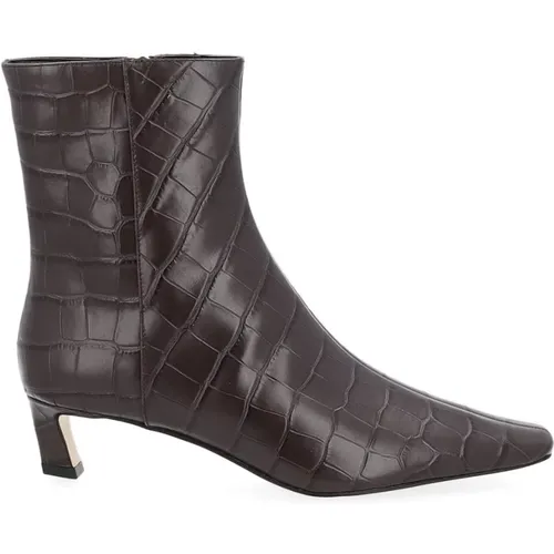 Schokoladen Kitten Bootie Stylischer Schuh , Damen, Größe: 38 EU - Michael Kors - Modalova