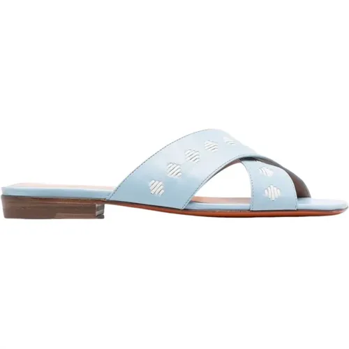 Crossover Straps Sandals , female, Sizes: 4 1/2 UK, 3 UK - Santoni - Modalova