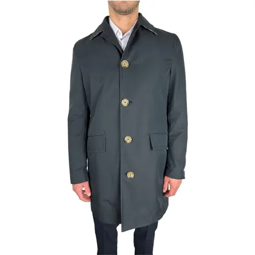 Classic Navy Trench Coat , male, Sizes: M - Aquascutum - Modalova