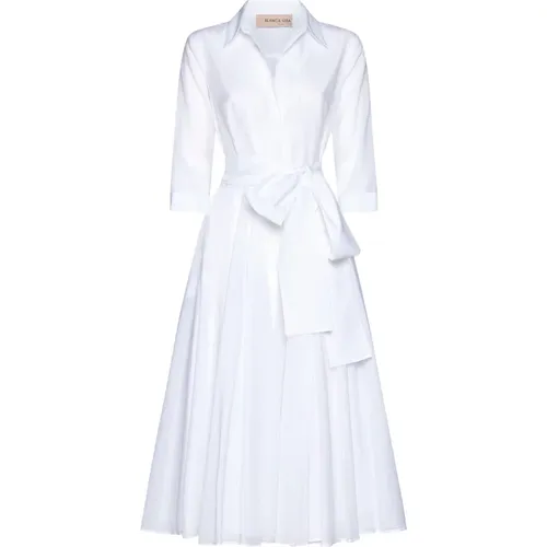 Elegant Dresses with l.ruota Detail , female, Sizes: M, S - Blanca Vita - Modalova