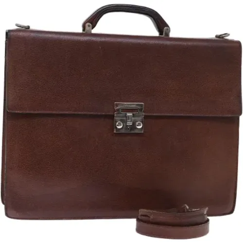 Pre-owned Leder Handtaschen , Herren, Größe: ONE Size - Salvatore Ferragamo Pre-owned - Modalova