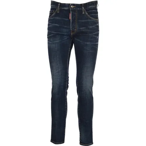 Blaue Jeans für Herren , Herren, Größe: S - Dsquared2 - Modalova