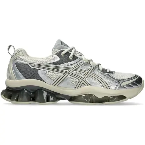 Grey Mesh Sneakers with Gel™ Technology , male, Sizes: 6 UK, 10 UK, 9 UK, 6 1/2 UK, 8 1/2 UK, 7 UK, 8 UK, 4 1/2 UK, 7 1/2 UK, 9 1/2 UK, 10 1/2 UK - ASICS - Modalova