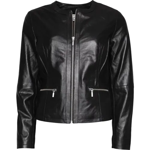 Leather Jacket , female, Sizes: 2XL, S - 2-Biz - Modalova