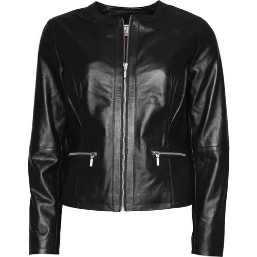 Leather Jacket , female, Sizes: 3XL, S, XL, XS, M - 2-Biz - Modalova