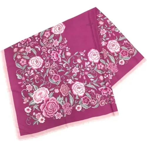 Pre-owned Silk scarves , female, Sizes: ONE SIZE - Loewe Pre-owned - Modalova