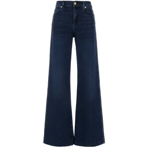 Stretch Denim Lotta Jeans , Damen, Größe: W26 - 7 For All Mankind - Modalova