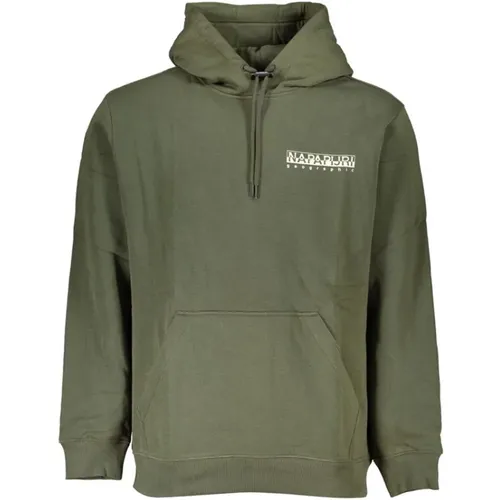 Fleece Hoodie , male, Sizes: S, XL, M, 2XL, L - Napapijri - Modalova