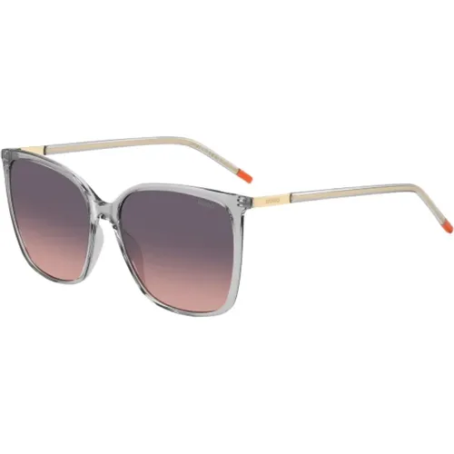 Graue Resin Sonnenbrille für Frauen - Hugo Boss - Modalova