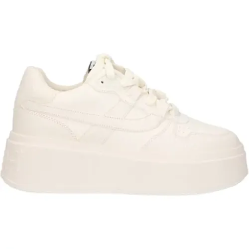 Leather Sneakers - Match Bianca , female, Sizes: 7 UK - Ash - Modalova