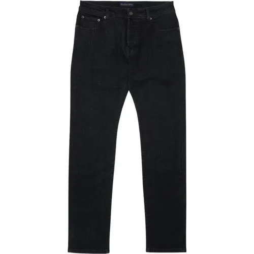 Schwarze Jeans mit 5 Pocket , Herren, Größe: W30 - Brooks Brothers - Modalova