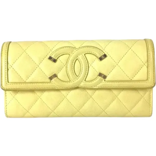 Pre-owned Leather wallets , female, Sizes: ONE SIZE - Chanel Vintage - Modalova