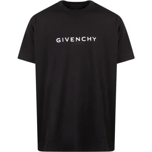 Ribbed Crew-Neck T-Shirt , male, Sizes: XS, L, S, M - Givenchy - Modalova