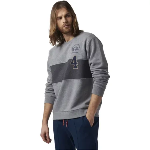 Men's Cotton Crewneck Sweatshirt , male, Sizes: S - LA MARTINA - Modalova