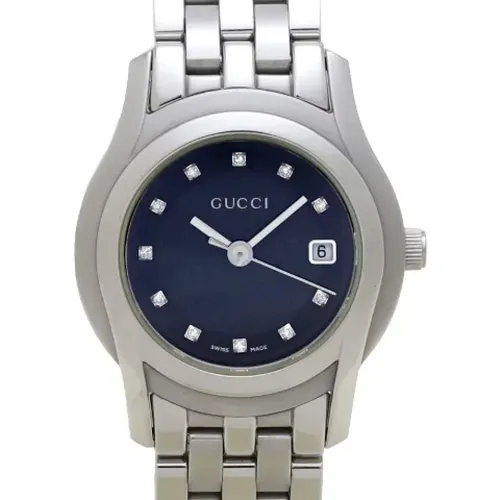 Pre-owned Stainless Steel watches , female, Sizes: ONE SIZE - Gucci Vintage - Modalova